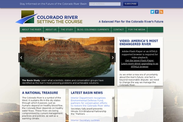 coloradoriverbasin.org site used Crate