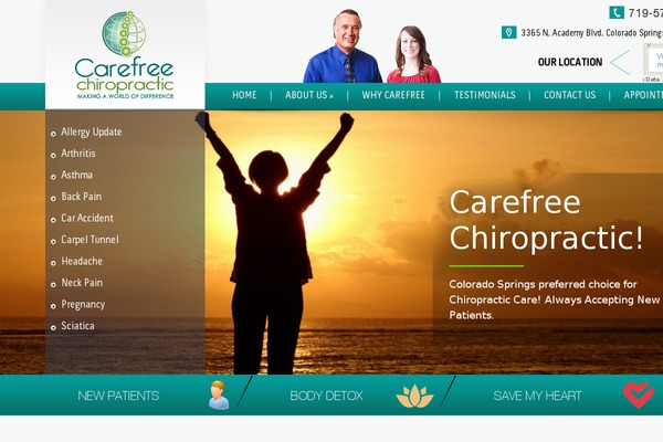 coloradosprings-chiropractors.com site used Carefree