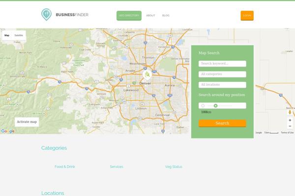 coloradoveg.com site used Business Finder