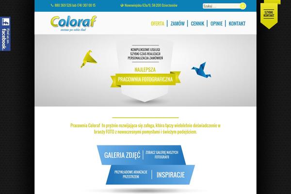 coloraf.pl site used Coloraf