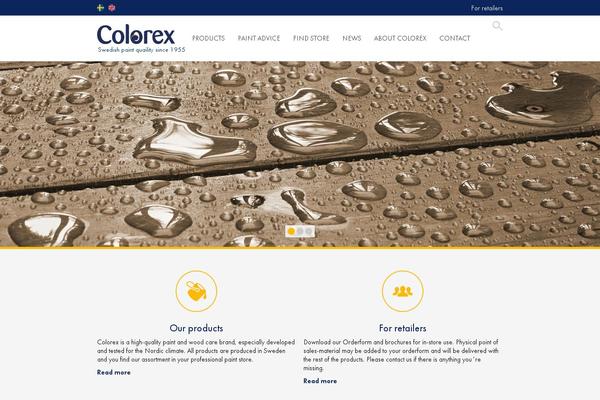 colorex.se site used Colorex