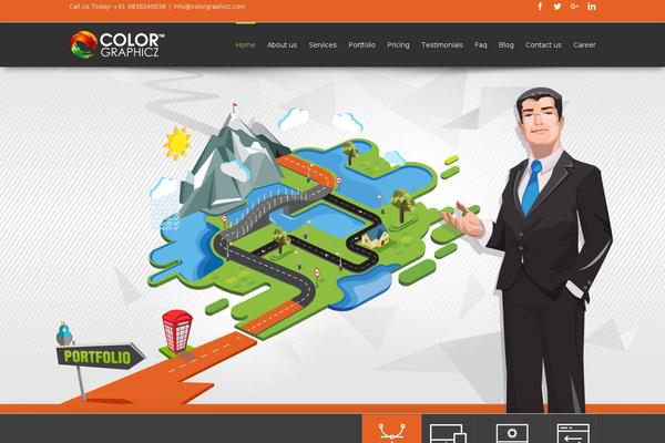 WordPress website example screenshot