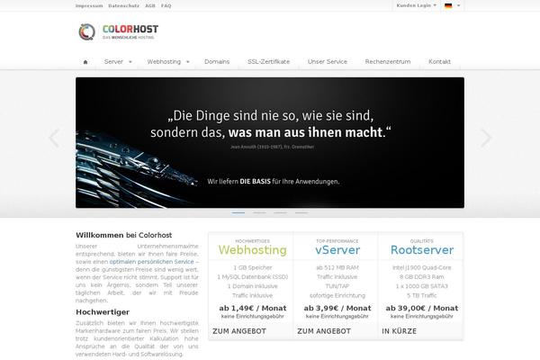 colorhost.de site used Colorhost_v3