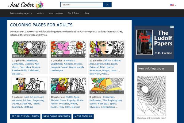 coloring-for-kids.net site used Generatepress-clcwebchild1