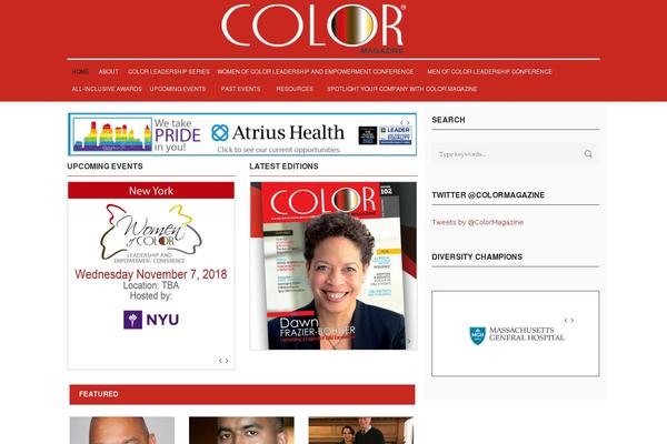 colormagazineusa.com site used Newsstand
