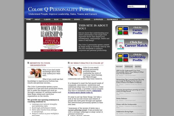 colorqpersonalities.com site used iCompany