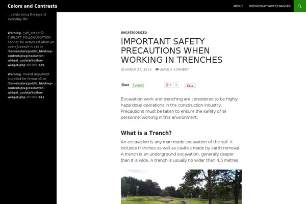 colorsandcontrasts.com site used Twenty Fourteen