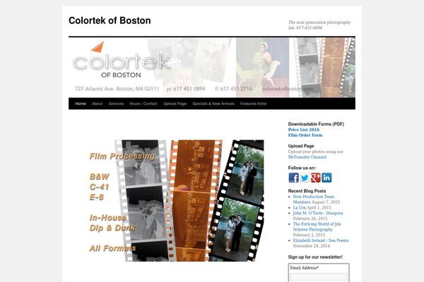 Twenty Ten theme site design template sample