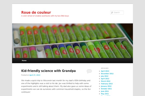 WordPress website example screenshot