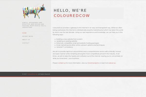 colouredcow.com site used Nico