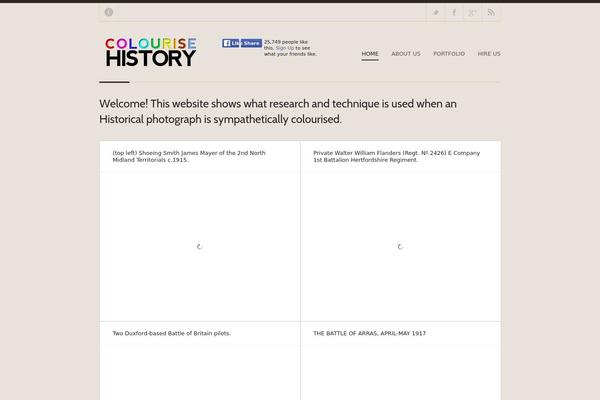colourisehistory.com site used Angular