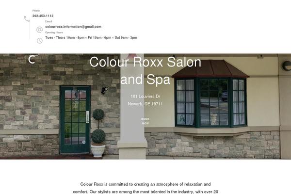 Blossom Spa theme site design template sample