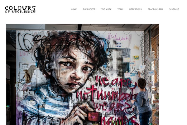 coloursofresilience.com site used Virtue Premium