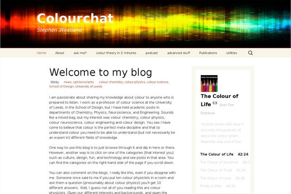 Twenty Thirteen theme site design template sample