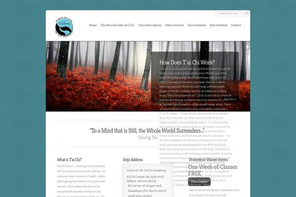 Chameleon theme site design template sample