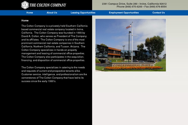 coltonco.com site used Colton