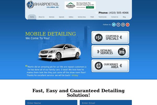 Responsive theme site design template sample