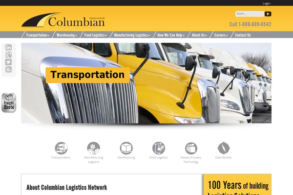 columbianlogistics.com site used Columbian