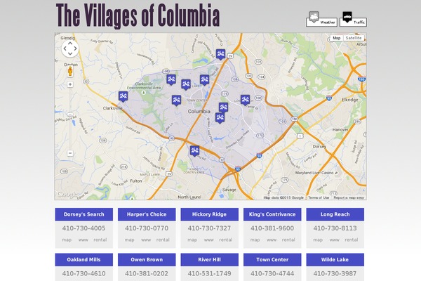columbiavillages.org site used Towncenter2