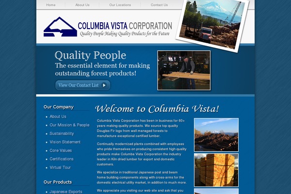 columbiavistacorp.com site used Cvc