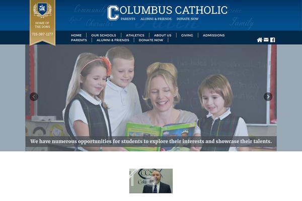 Columbus theme site design template sample