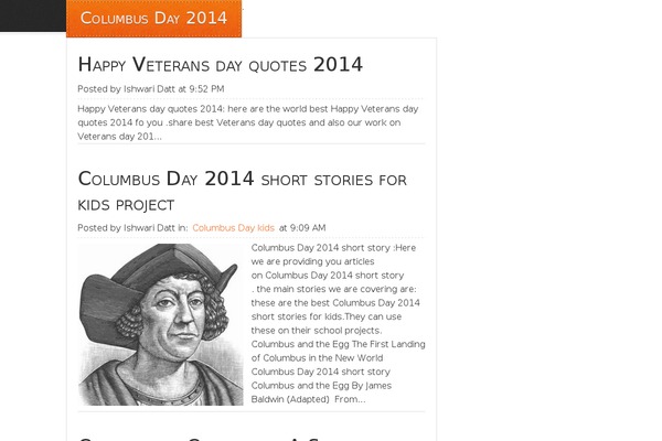 columbusday2014quotesholiday.com site used Eleven40