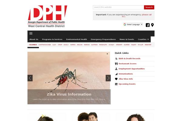 columbushealth.com site used Wchd