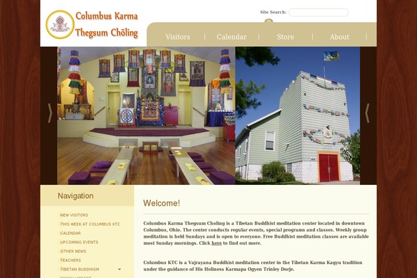 WordPress website example screenshot