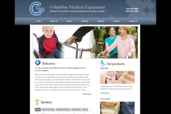 Cm theme site design template sample