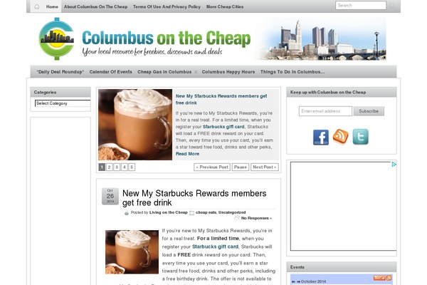 columbusonthecheap.com site used Suffusion