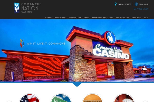 comanchenationcasino.com site used Comanche