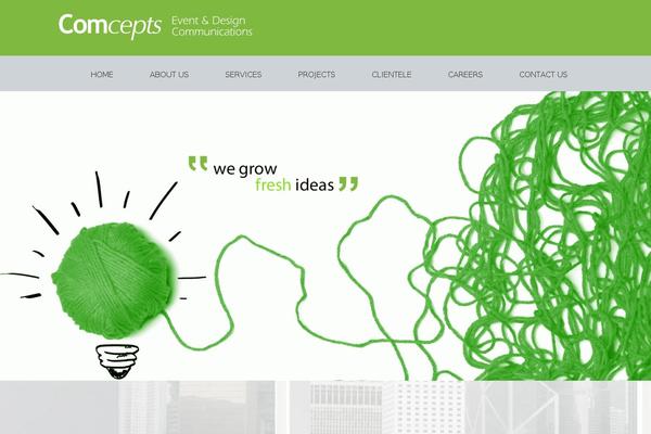 WordPress website example screenshot