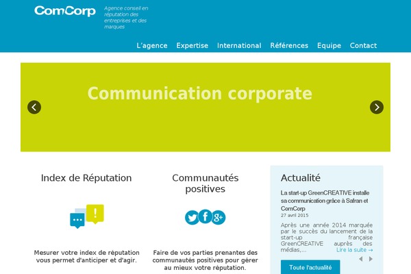 comcorp.fr site used Comcorp-v2