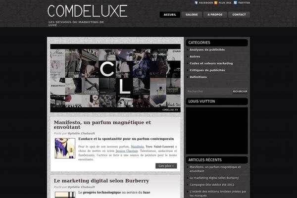 comdeluxe.fr site used Awes