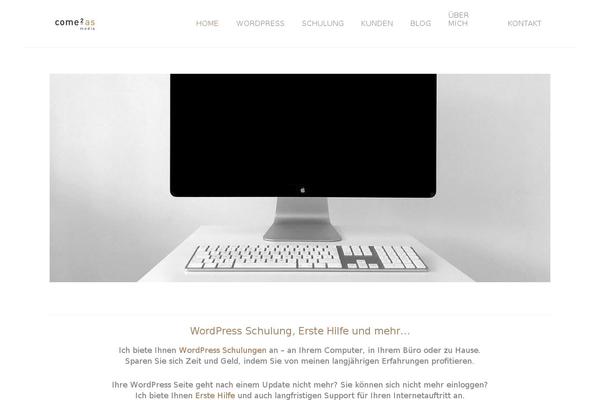 Twenty Twelve theme site design template sample
