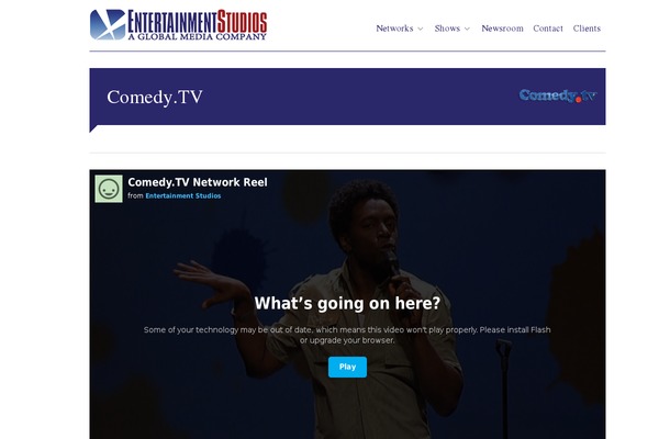 comedy.tv site used Estv