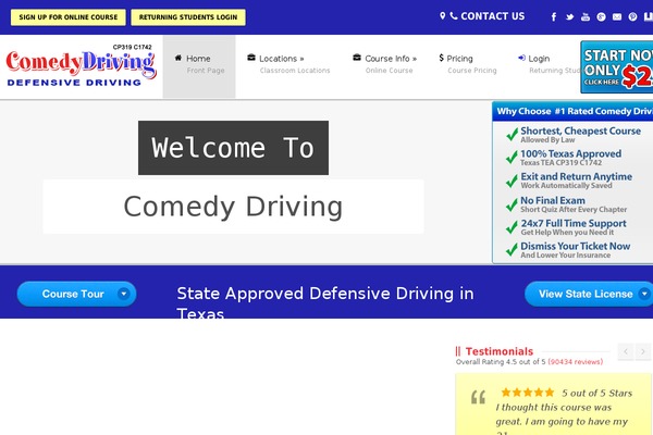 comedydriving.com site used Cdfl