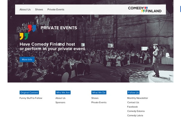 comedyfinland.com site used Comedyestonia