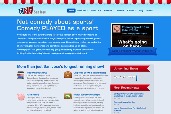 comedysportzsanjose.com site used Comedysportz