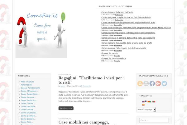 Magazine Basic theme site design template sample
