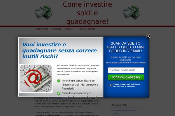 comeinvestiresoldi.it site used Schemacustom