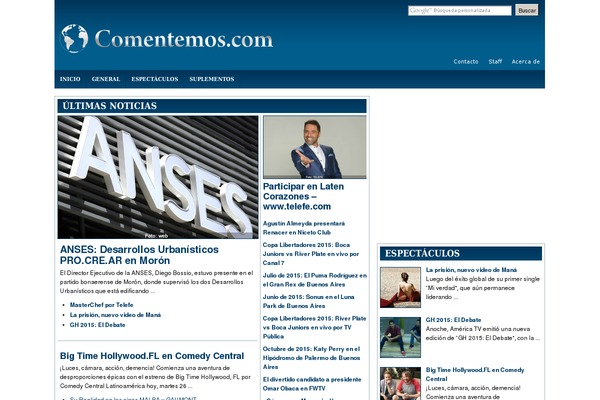 comentemos.com site used News-theme