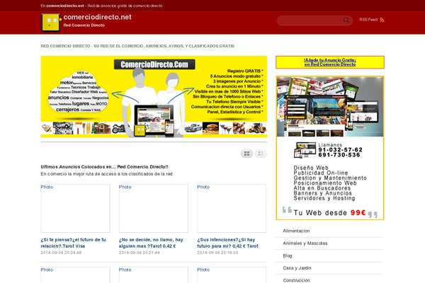 comerciodirecto.net site used Comerciodirectohtml5