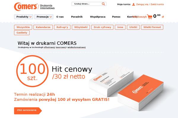 comers-drukarnia.pl site used Comerstheme