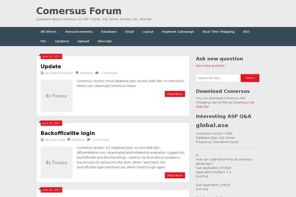 comersus.org site used Tiger
