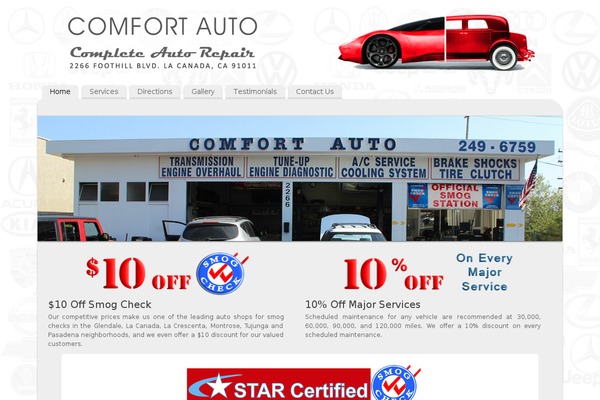 WordPress website example screenshot