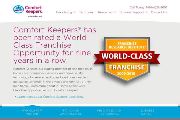 comfortkeepersfranchise.com site used Ck-franchise