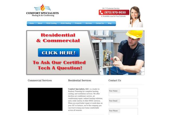 comfortspecialistsllc.com site used Comfortspecialist