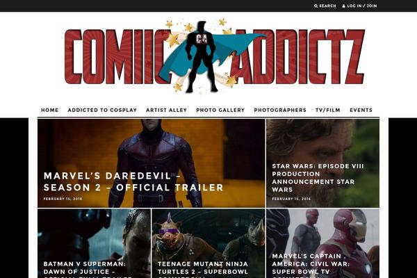 Valenti theme site design template sample