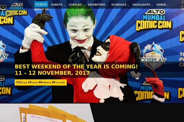 comicconmumbai.com site used Comicconindia